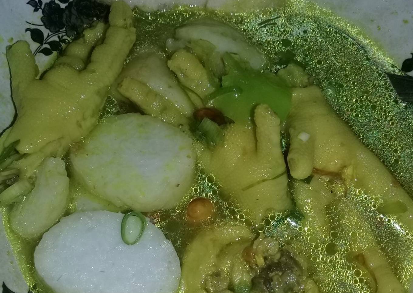 SOTO CEKER KUAH KUNING👌