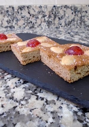 Una foto de Honigkuchen o pastelitos de miel alemanes