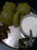 #Greenpeas Poori