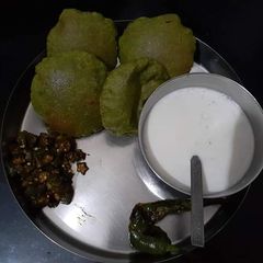 #Greenpeas Poori A picture of #Greenpeas Poori.