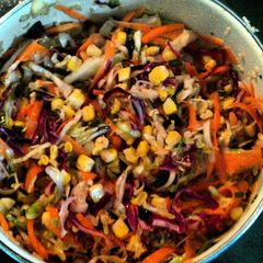 A picture of Tinklee's grilled corn slaw.