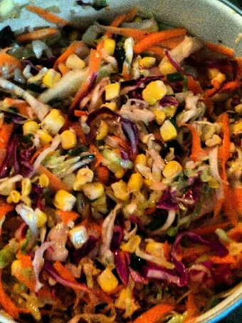 Recipe Tinklee&#39;s grilled corn slaw the Delicious Can spoil the tongue