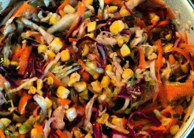 Tinklee's grilled corn slaw