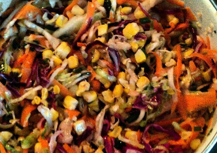 Steps to Prepare Favorite Tinklee&#39;s grilled corn slaw