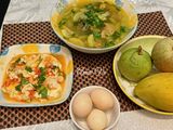 Mâm cơm đơn giản