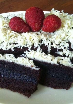 Foto resep Brownis kukus superr lembut