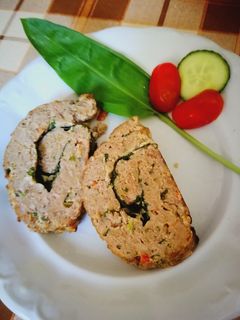 Medvehagymás fasírtrolád #medvehagyma recept fotója