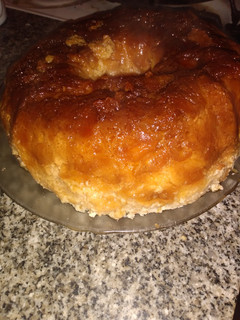 Una foto de Budín de pan casero