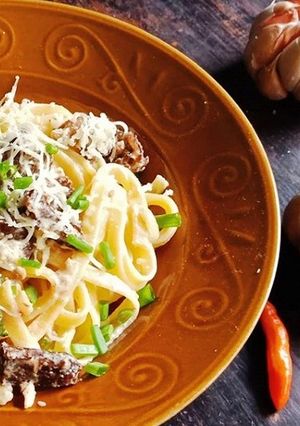 Foto resep Fettuccine Aglio e Olio