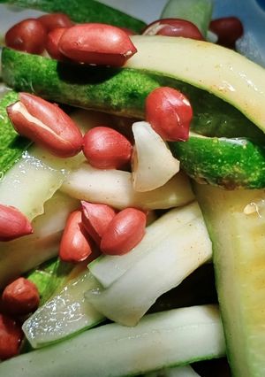 Hình của món Dưa leo trộn nước tương.