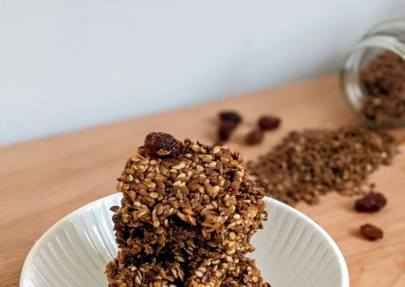 Healthy flax and sesame Seeds Chikki / Digestive Chikki