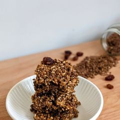 A picture of Healthy flax and sesame Seeds Chikki / Digestive Chikki.