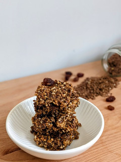 A picture of Healthy flax and sesame Seeds Chikki / Digestive Chikki.