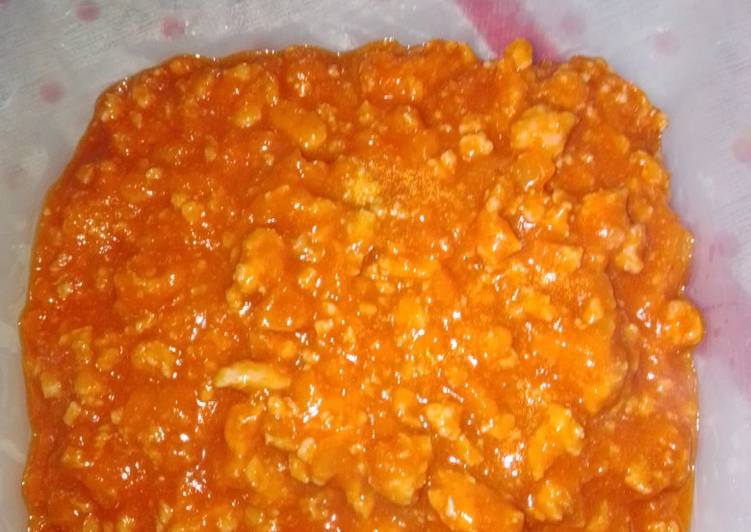 Salsa boloñesa en MC