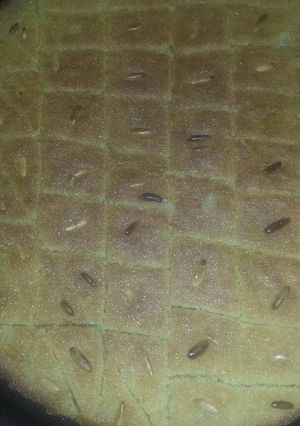 صورة لوصفة بسبوسة