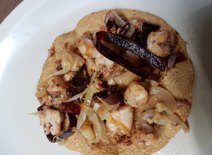 Una foto de Pulpo al ajillo