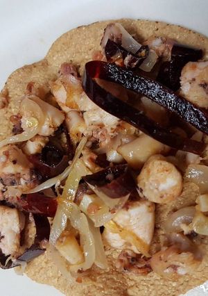 Una foto de Pulpo al ajillo