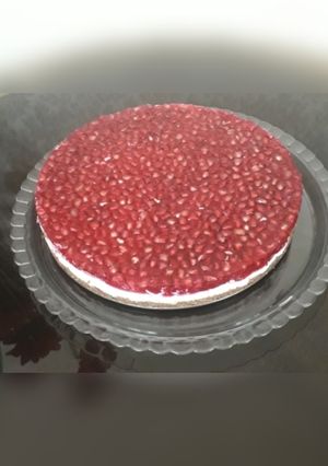 عکسی از دستور چیز کیک انار