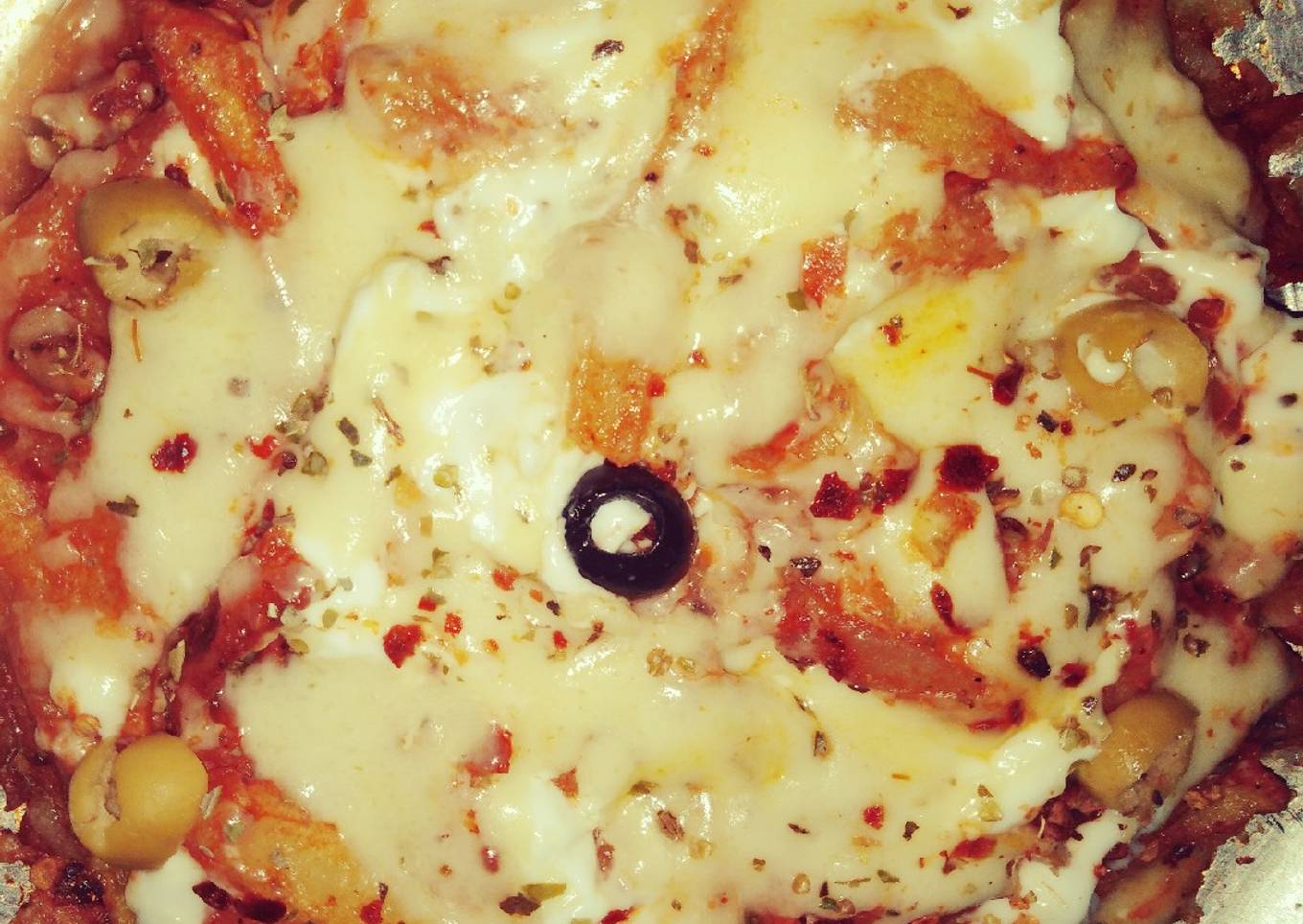 Pizza fries😋