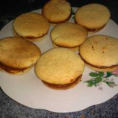 Una foto de Alfajores con maicena
