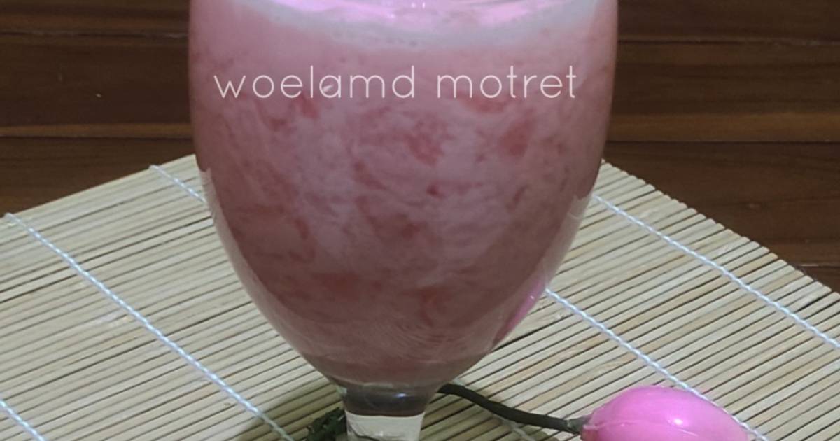 Resep Es Lumut Pink Lava Dijamin Nikmat dan Mudah