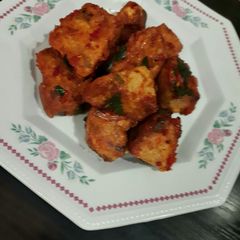 A picture of Braised indomie tofu.