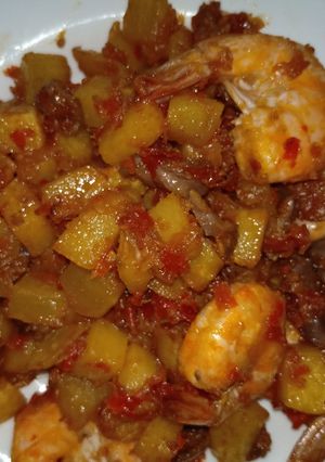 Foto resep BALADO kentang, ampela dan udang