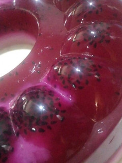 Foto resep Puding Buah Naga Lapis Susu