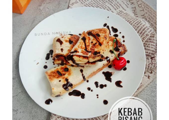 Resep Kebab Pisang Coklat, Lezat