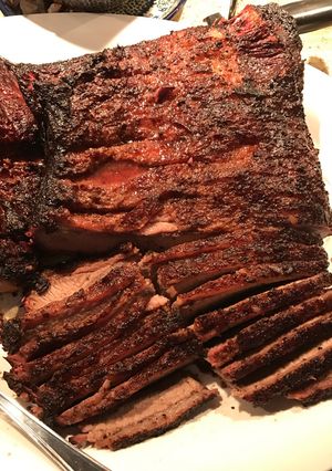 A picture of Mom's Brisket.