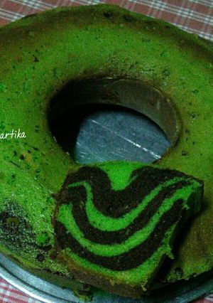Foto resep Marmer Cake Coklat Pandan