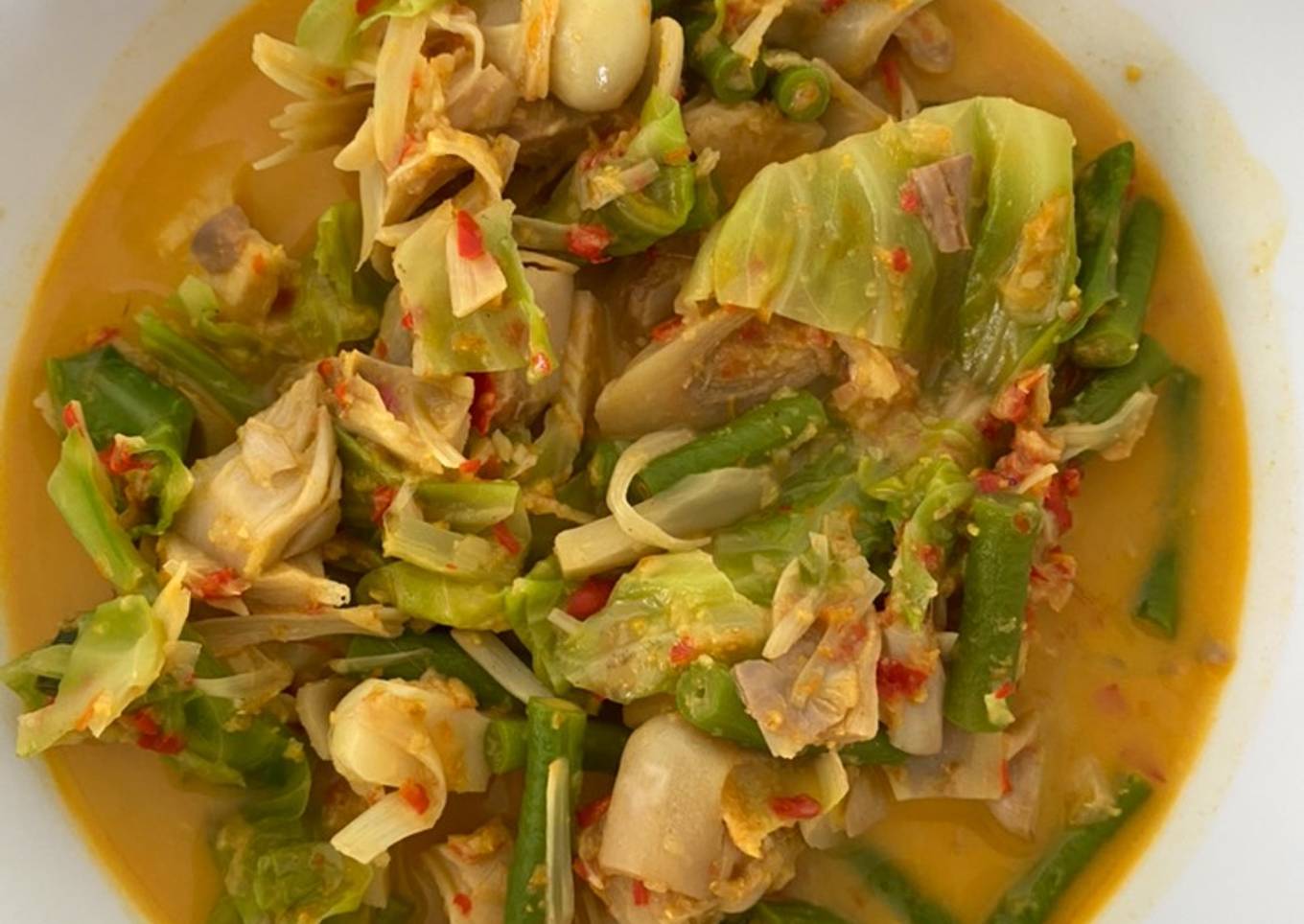 Gulai nangka Padang rendah kalori