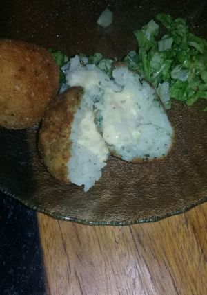 Una foto de Croquetas de arroz