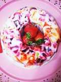 كيكة الموزاييك /كيكة أحجار الجيلي 🍧👩🏻‍🍳🍨