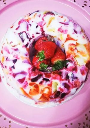 صورة لوصفة كيكة الموزاييك /كيكة أحجار الجيلي 🍧👩🏻‍🍳🍨