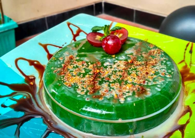 Puding bayam ala mahasiswa