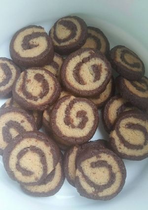 Foto resep Moca spiral cookies
