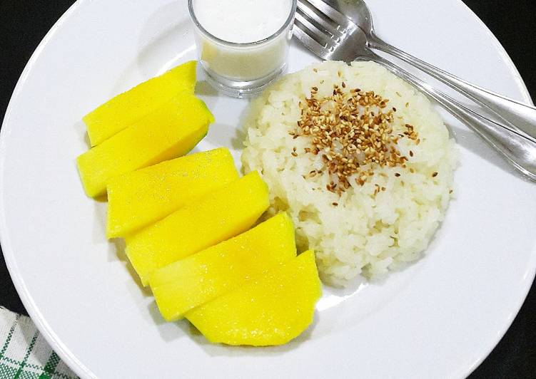 Resep Mango Rice with Coconut Fla, Enak Banget