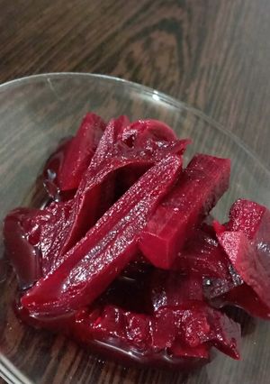 عکسی از دستور ترشی لبو