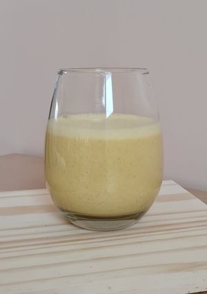 Una foto de Agua de avena a la naranja