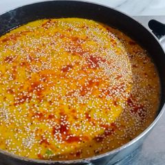 A picture of Cabbage handva.