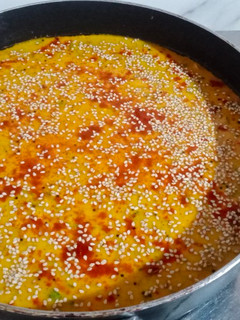 A picture of Cabbage handva.
