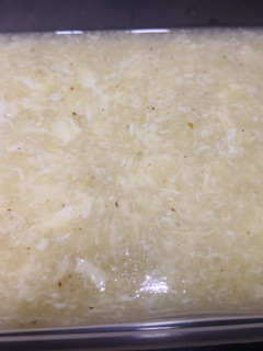 A picture of Egg soup.