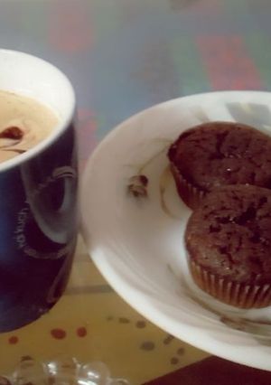 A picture of Chocolate cup cake.