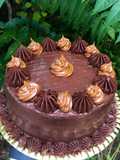 Torta Black chocolate y Dulce de leche