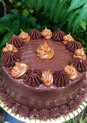 Una foto de Torta Black chocolate y Dulce de leche