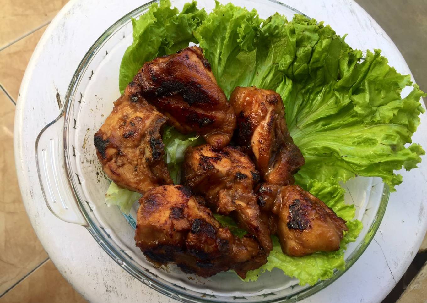 Ayam panggang teflon
