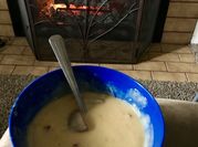 A picture of chicken bacon chowder