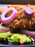Pollo crujiente con aguacate