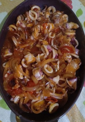 Foto resep Cumi asam manis